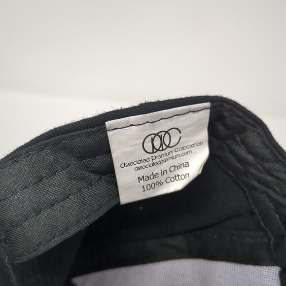 Hoots Strapback Baseball Cap Black One Size Adjustable Associated Premium Corp. - Picture 9 of 9